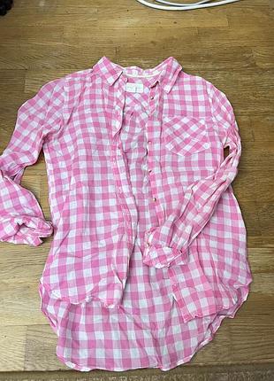 Сорочка у клітинку, розмір xs