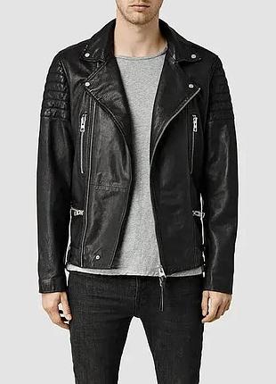 Мужская кожаная куртка all saints size s