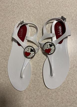 Вьетнамки armani jeans, made in italy