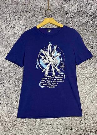 Versace розмір м як нова!!! оригінальна фіолетова футболка