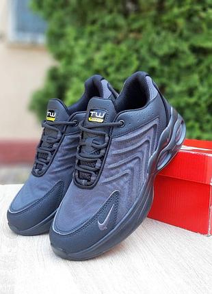 Чоловічі якісні та стильні кросівки nike air max tw чорні