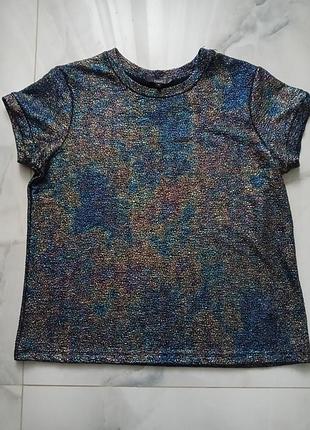 Топ футболка з люрексом