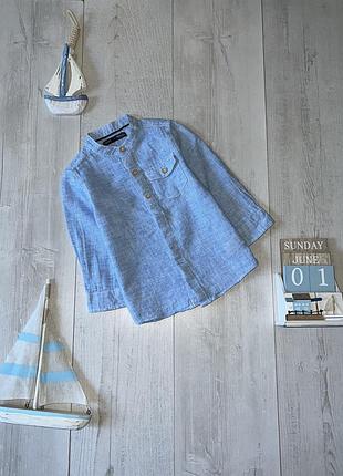 Льняна сорочка від next 12-18 місяців