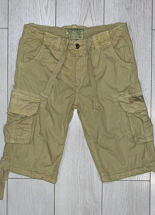 Чоловічі бавовняні карго шорти alpha industries size 32 (medium)
