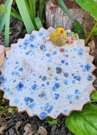 Керамическая тарелка hend maiden