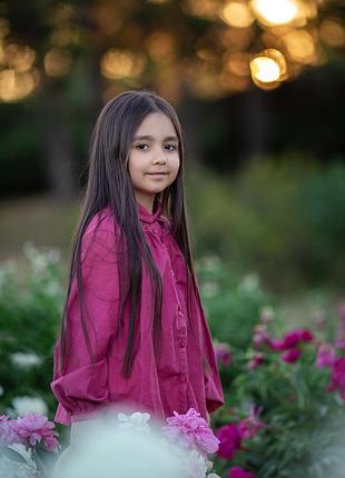 Гарна сорочка h&m 7-8 блуза