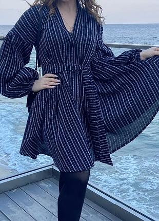 Сукня gepur на запах з вишивкою