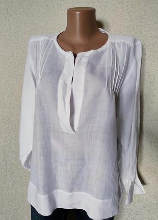 Льняная блузка zara