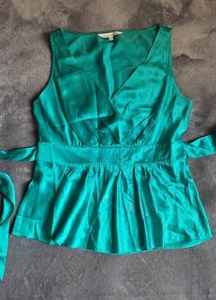 Шовкова блуза laura ashley розмір m