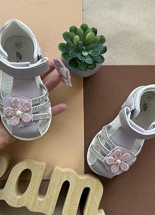 Босоножки ортопед цветок лаванда 23-28