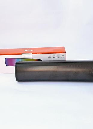 Компьютерная колонка usb с rgb подсветкой a8-a-1 черная