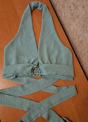 Новый топ с переплетом вокруг талии