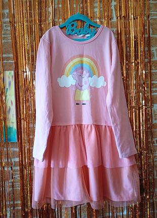 Сукня з принтом свинка пеппа