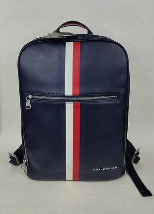 Чоловічий рюкзак tommy hilfiger th metro backpack corp темно-синий орі