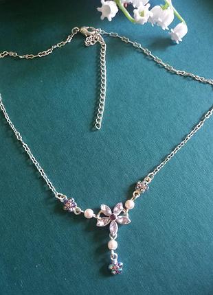 Нежное, винтажное колье. америка.