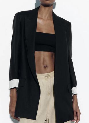 Піджак zara із льна