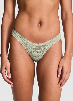Мереживні трусики стрінги victoria’s secret