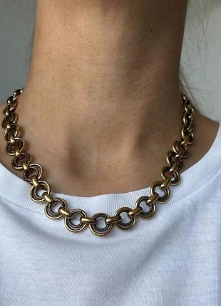 Позолочені браслет+намисто alcozer &amp; j