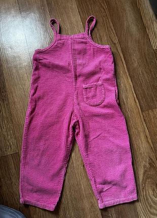 Вельветовий комбінезон