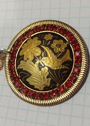 Кулон на ланцюжку. іспанія, дамаскін.