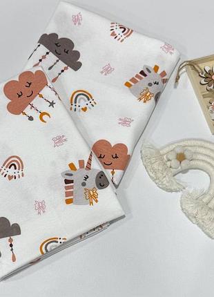 Пелюшка для немовля турецька фланель 100*80