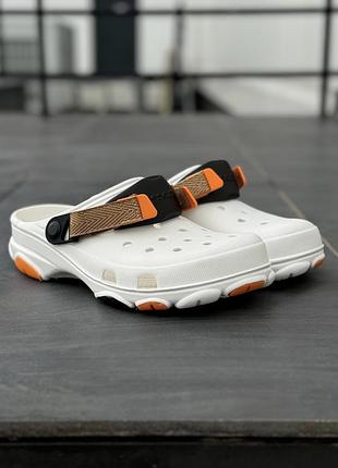 Crоcs оригінал чоловічі жіночі sale classic  all terrain clog розпродаж тапки літні жіночі чоловічі grey