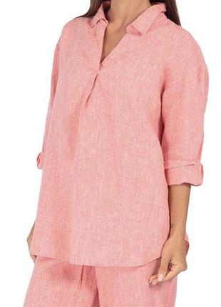Рубашка блуза рубашка туника лен льняная gap, указанная l