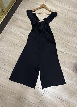 Комбинезон ромпер черный шикарный стильный модный красивый элегантный нарядный бренд оригинал
