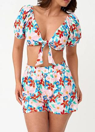 Кроп топ блуза