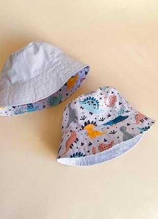 Летняя детская панамка из Дино
