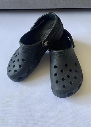 Crocs m4-5 w6-7 крокси крокс чорні р.37 р.38 хлопцям дівчатам