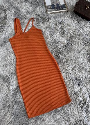 Міні сукня в рубчик