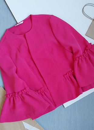 Яскравий жакет ellos кольору фуксія, р-р 42