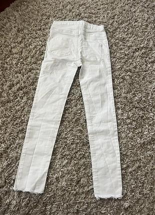 Нові білі джинси на 11-12 років