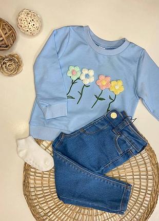 Свитшот с цветами