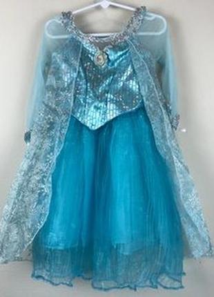 Карнавальное платье принцессы эльзы disney frozen 8-10лет