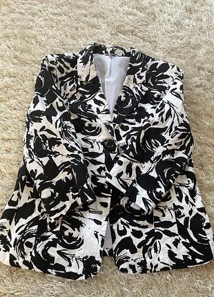 Піджак з льону 14 розмір легкий для тіла