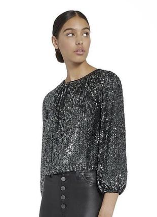 Нарядна блузка з паєтками   f&f