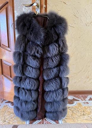 Жилетка з натурального хутра