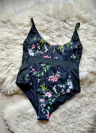 💜🌸💙 мега крутий цільний купальник квіти