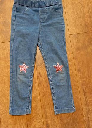 Джеггинсы sinsay с паэтками