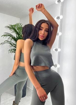 Топ хаки lior лиор размер м майка футболка