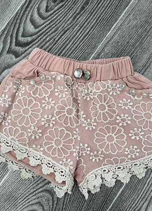 Шорти літні для дівчинки