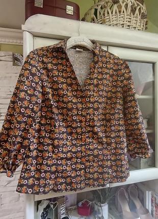 Блуза рубашка натуральная испания винтаж