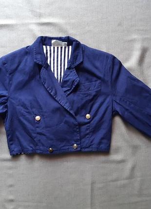 Укорочений піджак оверсайз 300112