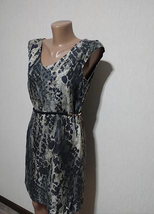 Шёлковое платье сарафан, женская одежда, платье шёлк