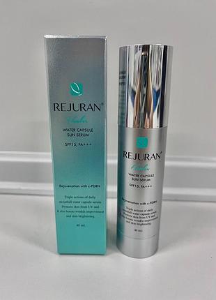 Сонцезахисна сироватка для обличчя rejuran healer water capsule spf 15+ pa+++ 40ml