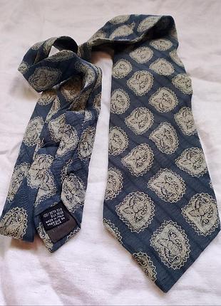 Винтажный шелковый галстук