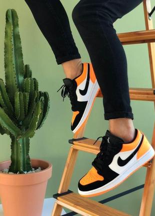 Nike air jordan black/orange 🆕 шикарные кроссовки найк🆕 купить наложенный платёж5 фото