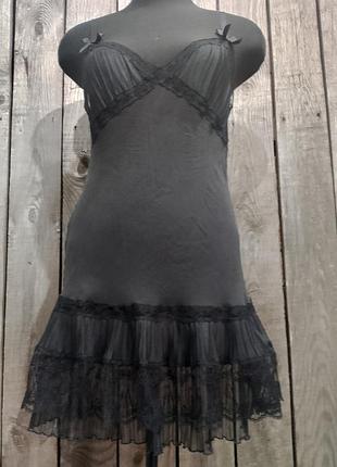 Оригінал. шовкова міні сукня,пеньюар